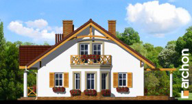 Maja punastes pihlakates 3 vaade