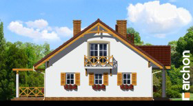 Maja punastes pihlakates 3 vaade