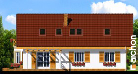 Maja punastes pihlakates 3 vaade