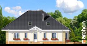 Maja punastes pihlakates 4 (PD) vaade