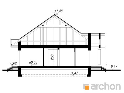 Maja punastes pihlakates 4 lõige