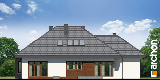 Maja punastes pihlakates (GPDN) vaade