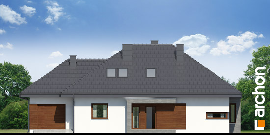 Maja punastes pihlakates (GPDN) vaade