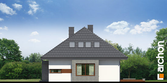 Maja punastes pihlakates (GPDN) vaade