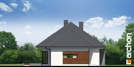 Maja punastes pihlakates (GPDN) vaade