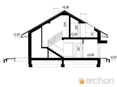 Maja punastes pihlakates 11 (N) lõige