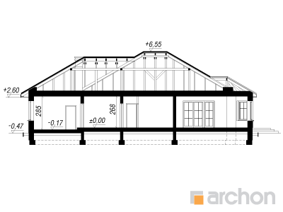 Maja punastes pihlakates 6 (G) lõige