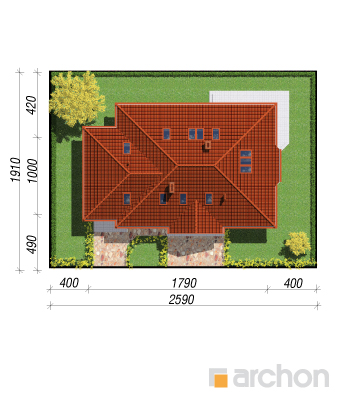 Maja punastes pihlakates (GPD)