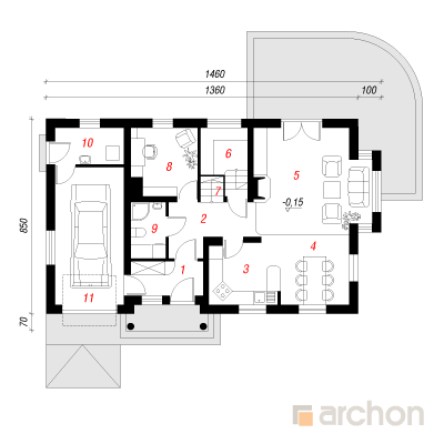  Maja puuvõõrikutes 3 1. korruse plaan