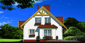 Maja puuvõõrikutes vaade