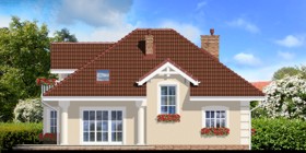 Maja siilkübarates vaade