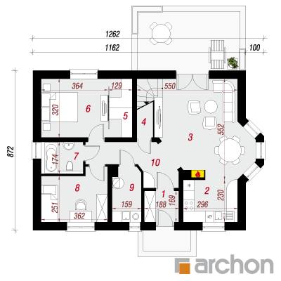  Maja murakates 4 1. korruse plaan