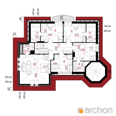 Maja palmliiliates 2 2. korruse plaan