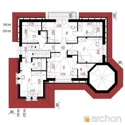  Maja palmliiliates 3 2. korruse plaan
