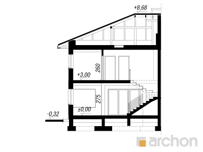 Villa Julia (B) lõige