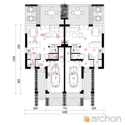  Villa Julia 3 1. korruse plaan