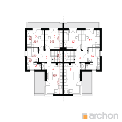  Villa Julia 3 2. korruse plaan