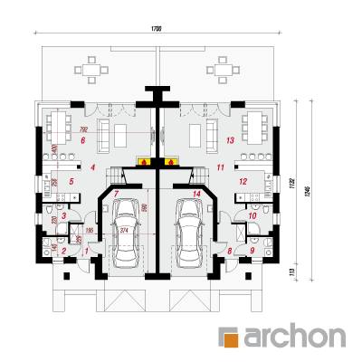  Villa Julia 4 1. korruse plaan