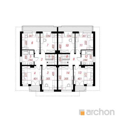  Villa Julia 2. korruse plaan