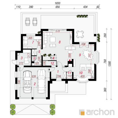 Maja kalanhoedes 3 1. korruse plaan