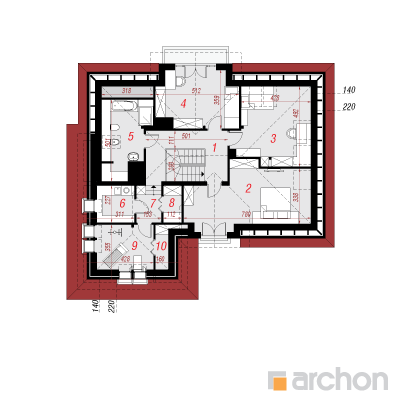  Maja kalanhoedes 4 2. korruse plaan