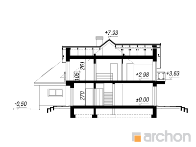 Maja kalanhoedes 7 (G2) lõige