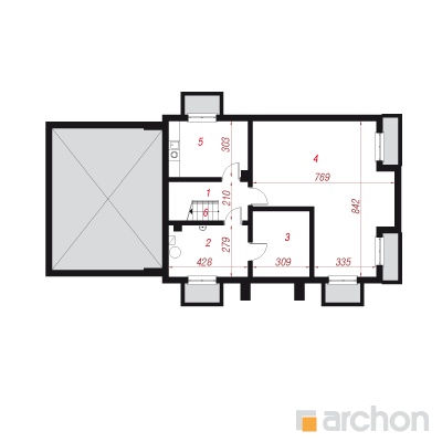  Maja kallades 2 (G2P) 0. korruse plaan
