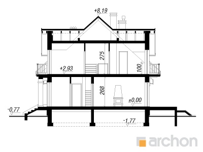 Maja kallades 2 lõige