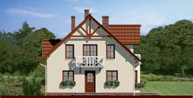 Maja lodjapuudes vaade