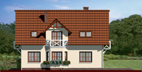 Maja lodjapuudes vaade