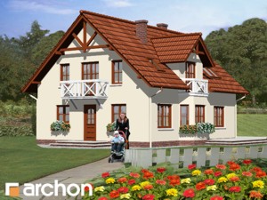 Maja lodjapuudes eestvaade