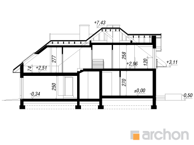 Maja kameeliates (G2N) lõige