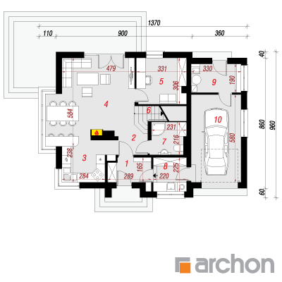  Maja kardemonides 2 1. korruse plaan