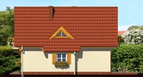 Maja kastanites vaade