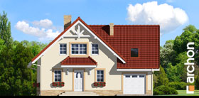 Maja trompetipuudes vaade