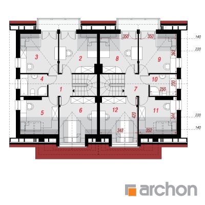  Maja elulõngades 10 (A) 2. korruse plaan
