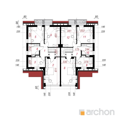  Maja elulõngades 11 2. korruse plaan