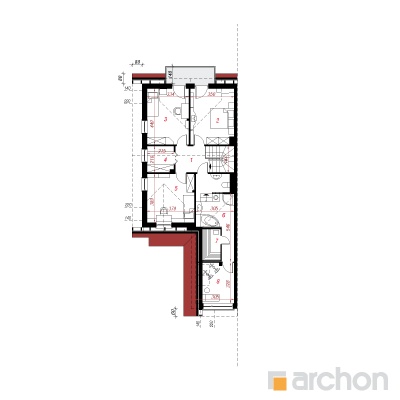  Maja elulõngades 6 (B) 2. korruse plaan