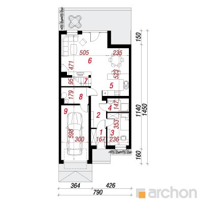  Maja elulõngades 7 (S) 1. korruse plaan