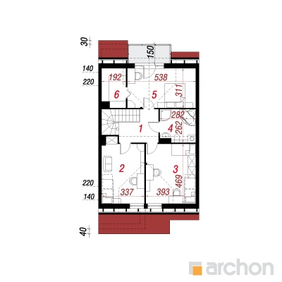  Maja elulõngades 7 (S) 2. korruse plaan