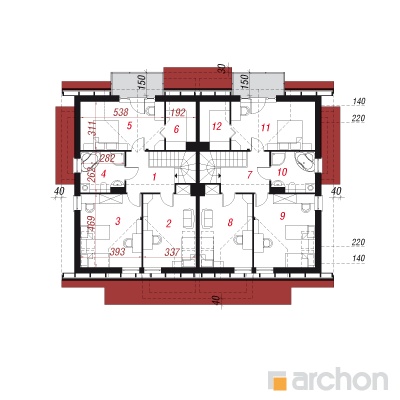  Maja elulõngades 7 2. korruse plaan