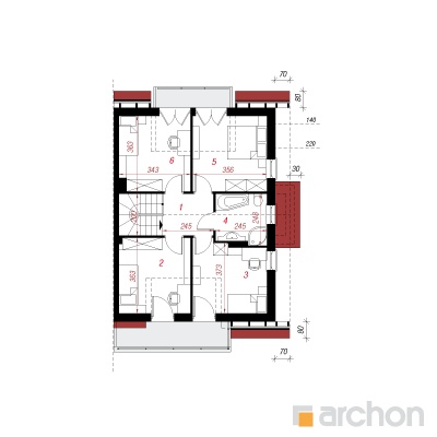  Maja elulõngades 8 (B) 2. korruse plaan