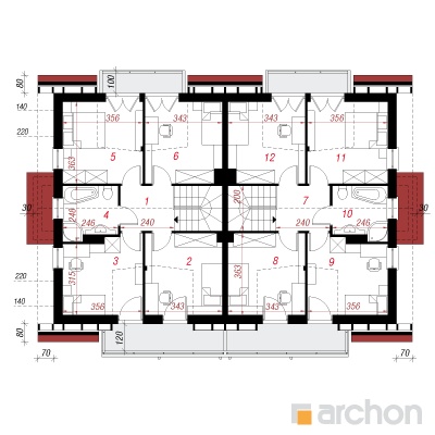 Maja elulõngades 8 2. korruse plaan