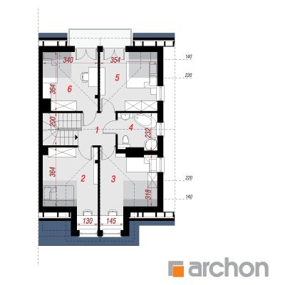  Maja elulõngades 9 (AB) 2. korruse plaan