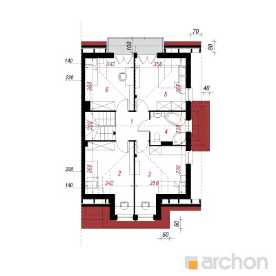  Maja elulõngades 9 (B) 2. korruse plaan