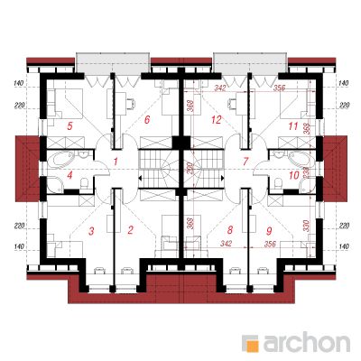  Maja elulõngades 9 2. korruse plaan