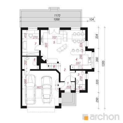  Maja elulõngades (G2) 1. korruse plaan