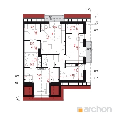  Maja elulõngades (G2) 2. korruse plaan