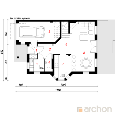  Maja elulõngades 2 1. korruse plaan