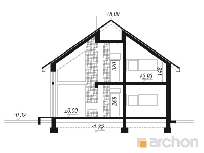 Maja tobiväätides lõige